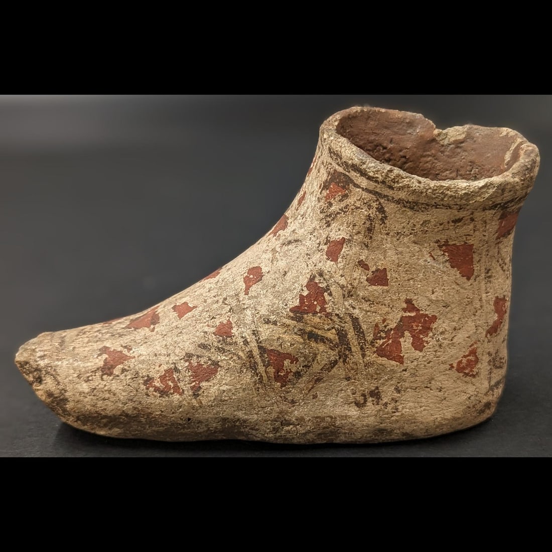 An Ancient Native American Terracotta Shoe, Southwest U.S., Possibly Pueblo (1 of 10)