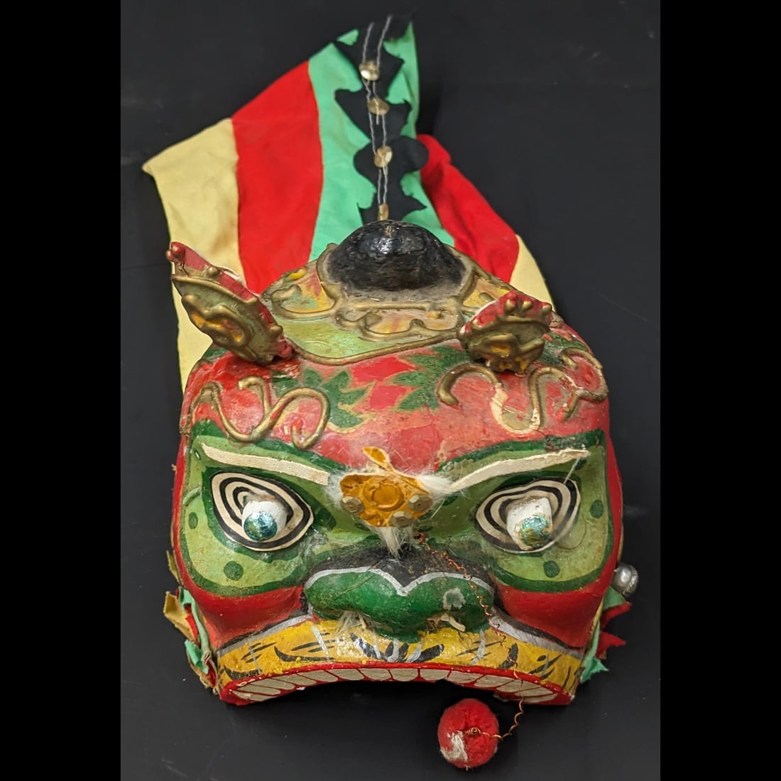 A Small And Old Chinese New Year Dragon Mask (1 of 10)