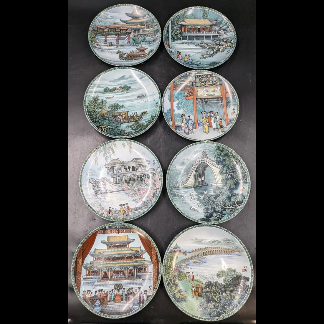 Lot Of 8 Vintage Chinese Imperial Jingdezhen Porcelain Decorative Plates (1 of 17)