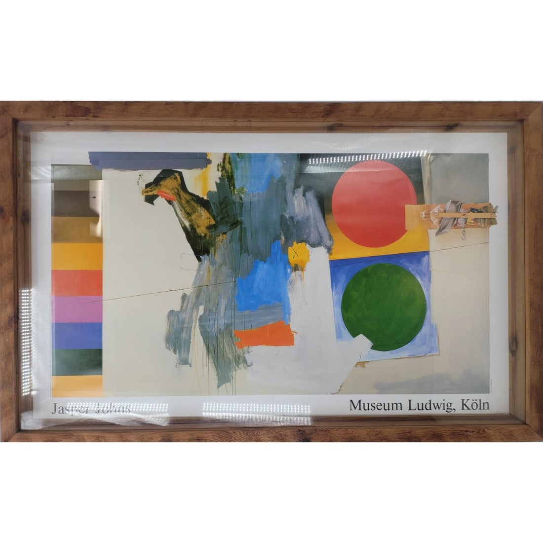 Framed Jasper Johns Exhibition Poster (1 of 8)