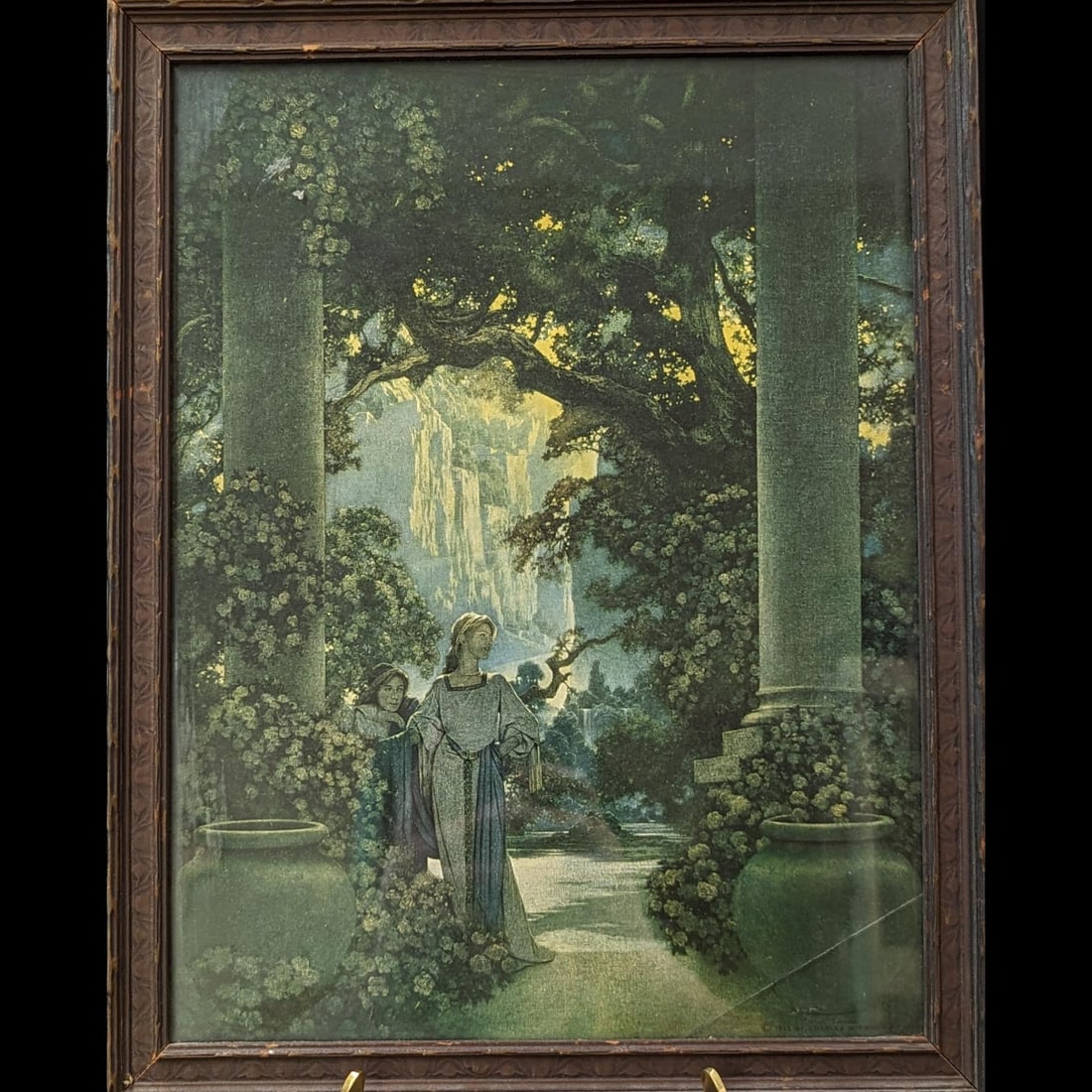 Maxfield Parish Original Print, Published By Charles Scribner,  Aug. 1912 (1 of 6)