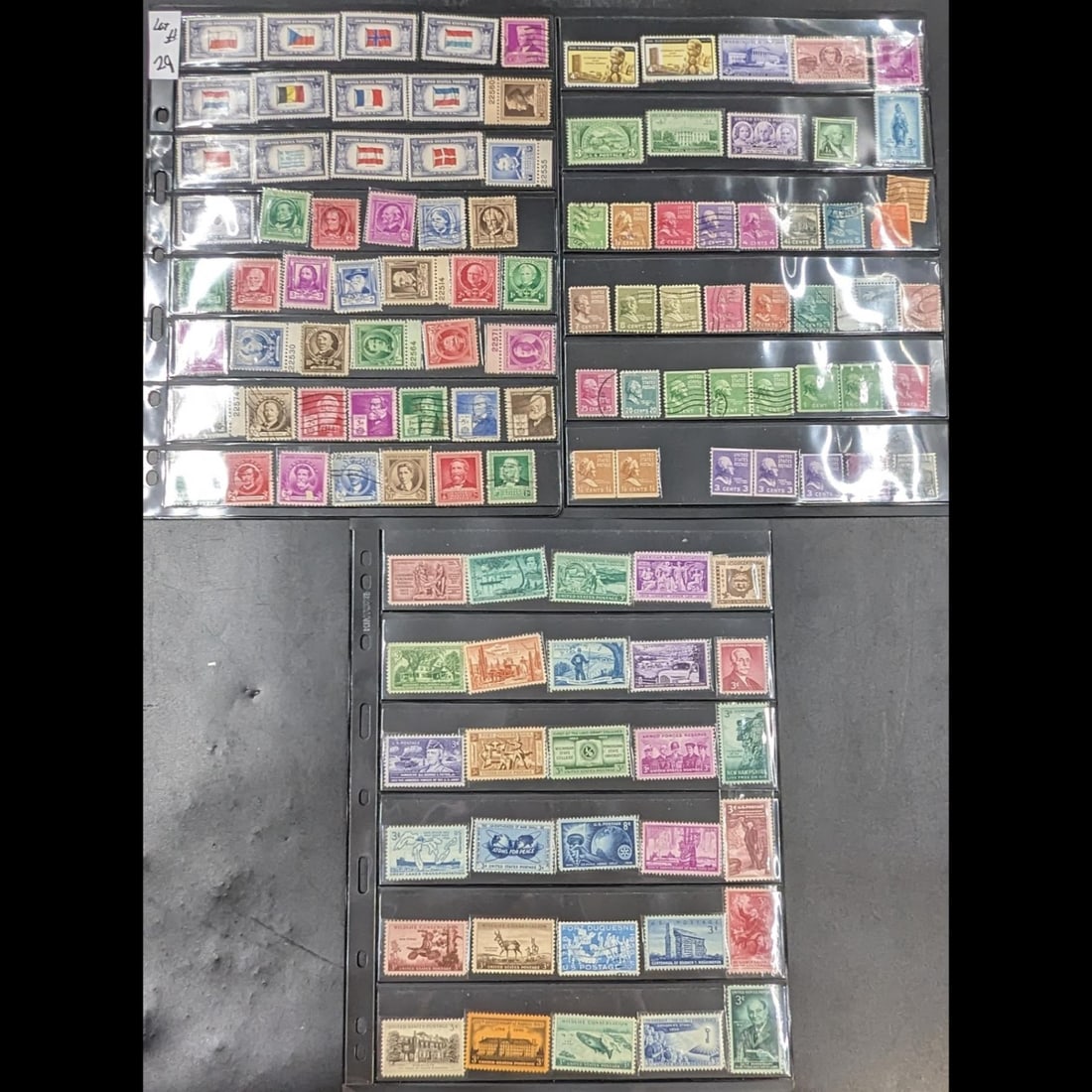 Lot Of 5 Stock Sheet With Well Over 200 Stamps, Probably 5 Percent Mixed Mint/Used (1 of 17)