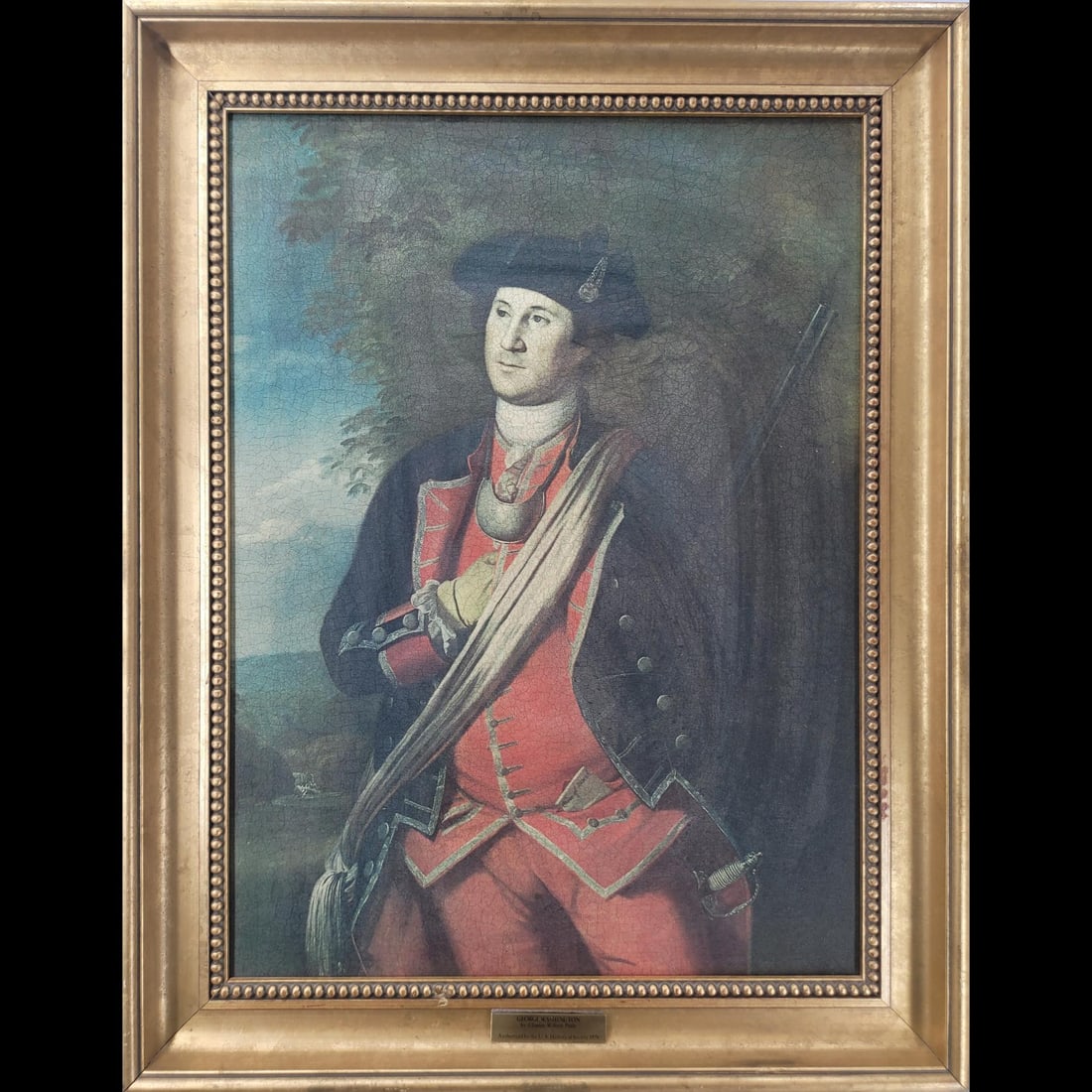 Charles Wilson Peele 55/1500 Reproduction Portrait Of George Washington (1 of 10)