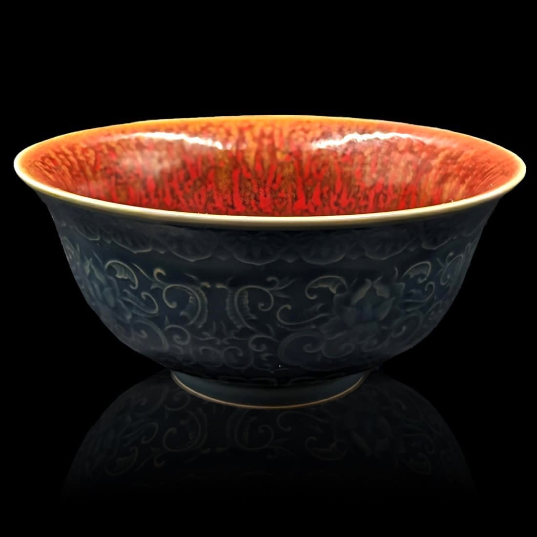 Chinese Red And Blue Glazed Porcelain Bowl With Five Character Mark (1 of 12)