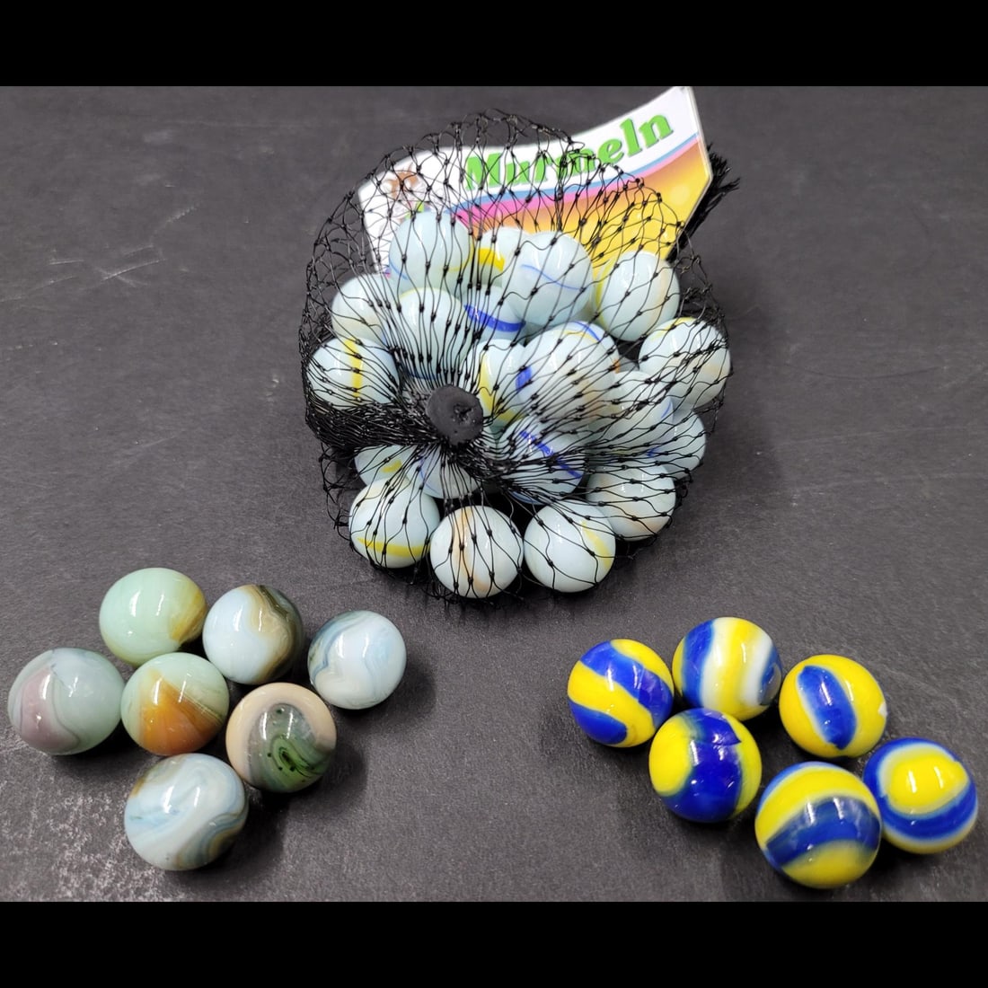 Lot Of 13 Marble King, Unidentified Patch, And New German Marbles (1 of 18)