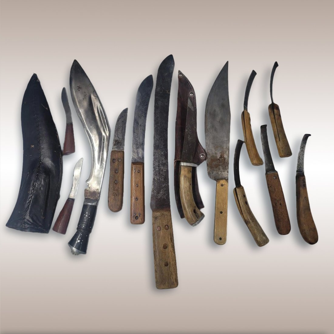 Lot Of 13 Interesting Knives And Handmade Knives (1 of 12)