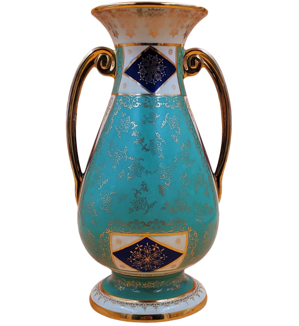 Antique Porcelain Vase Le Mieux China Hand Decorated 24k Gold (1 of 13)