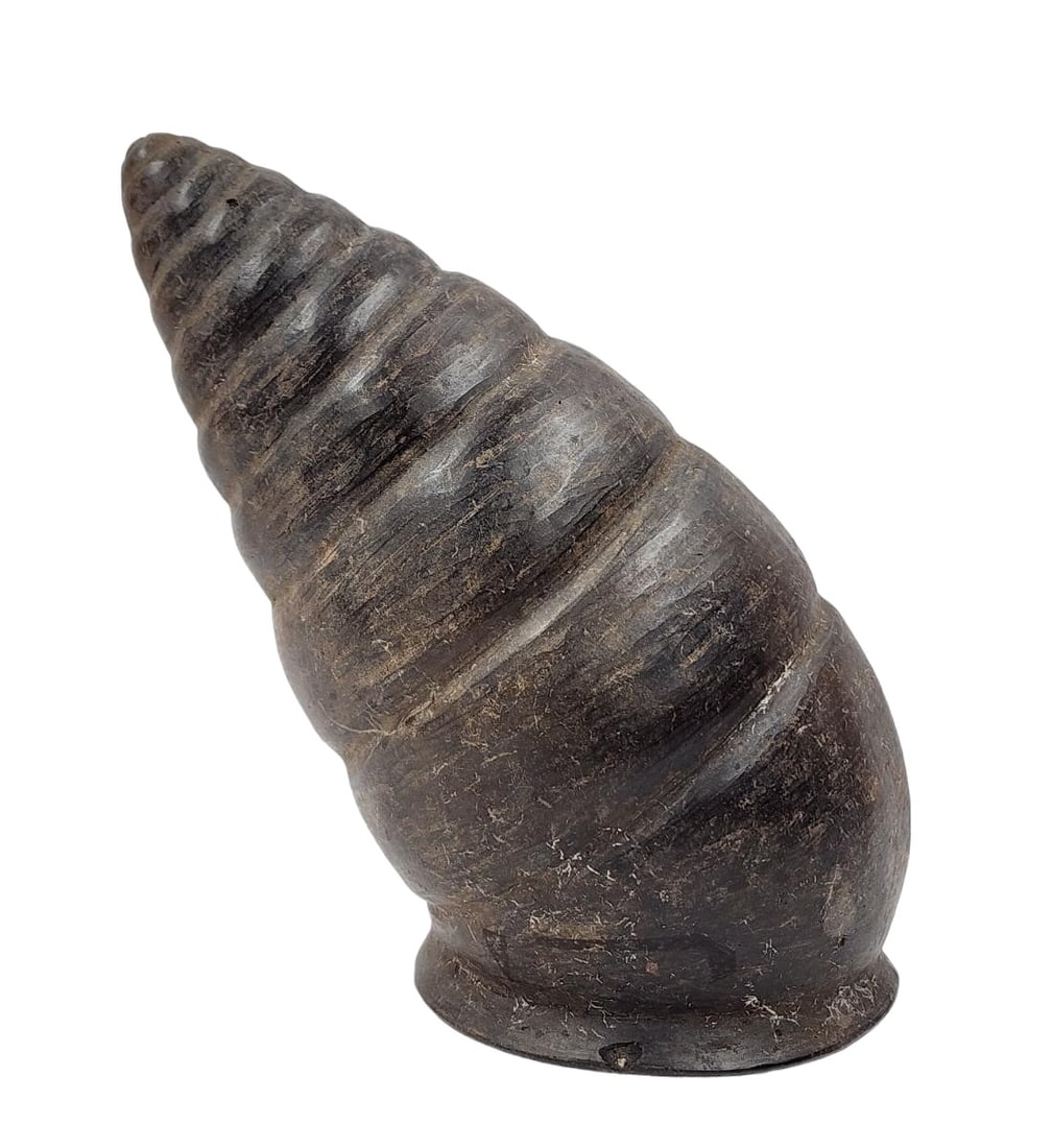 Mayan Ceramic Conch Shell Trumpet, 15thC, or Earlier (1 of 10)