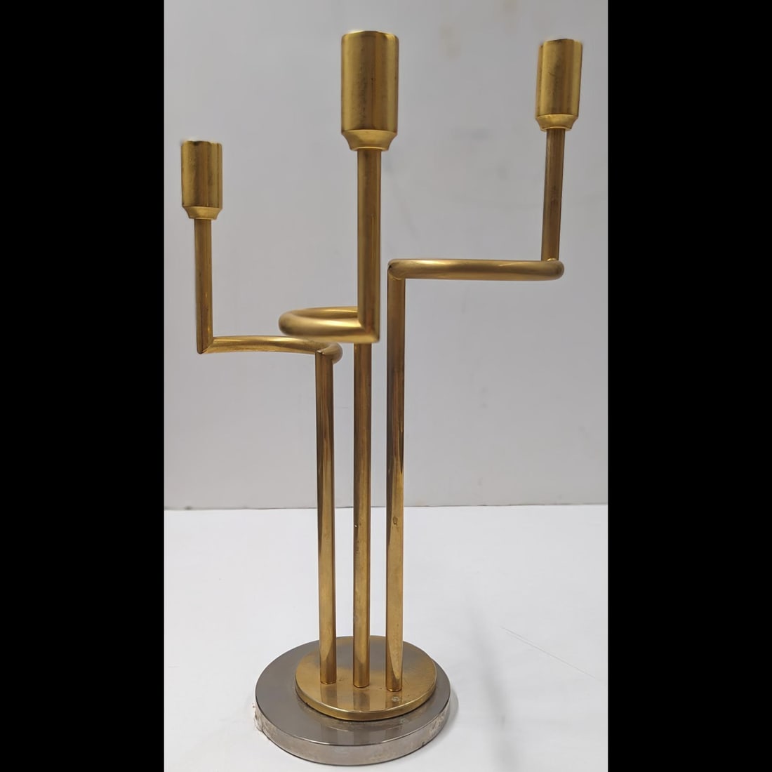 Unique Mid-Century Modern Rotating Candlestick Holder (1 of 10)