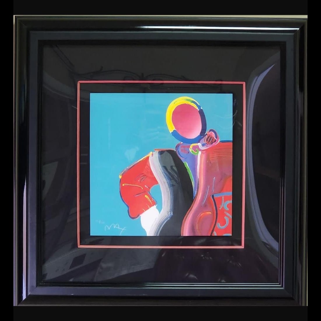 Peter Max Serigraph (American, b. 1937) Dega Man?, Pencil Signed And Numbered (1 of 10)