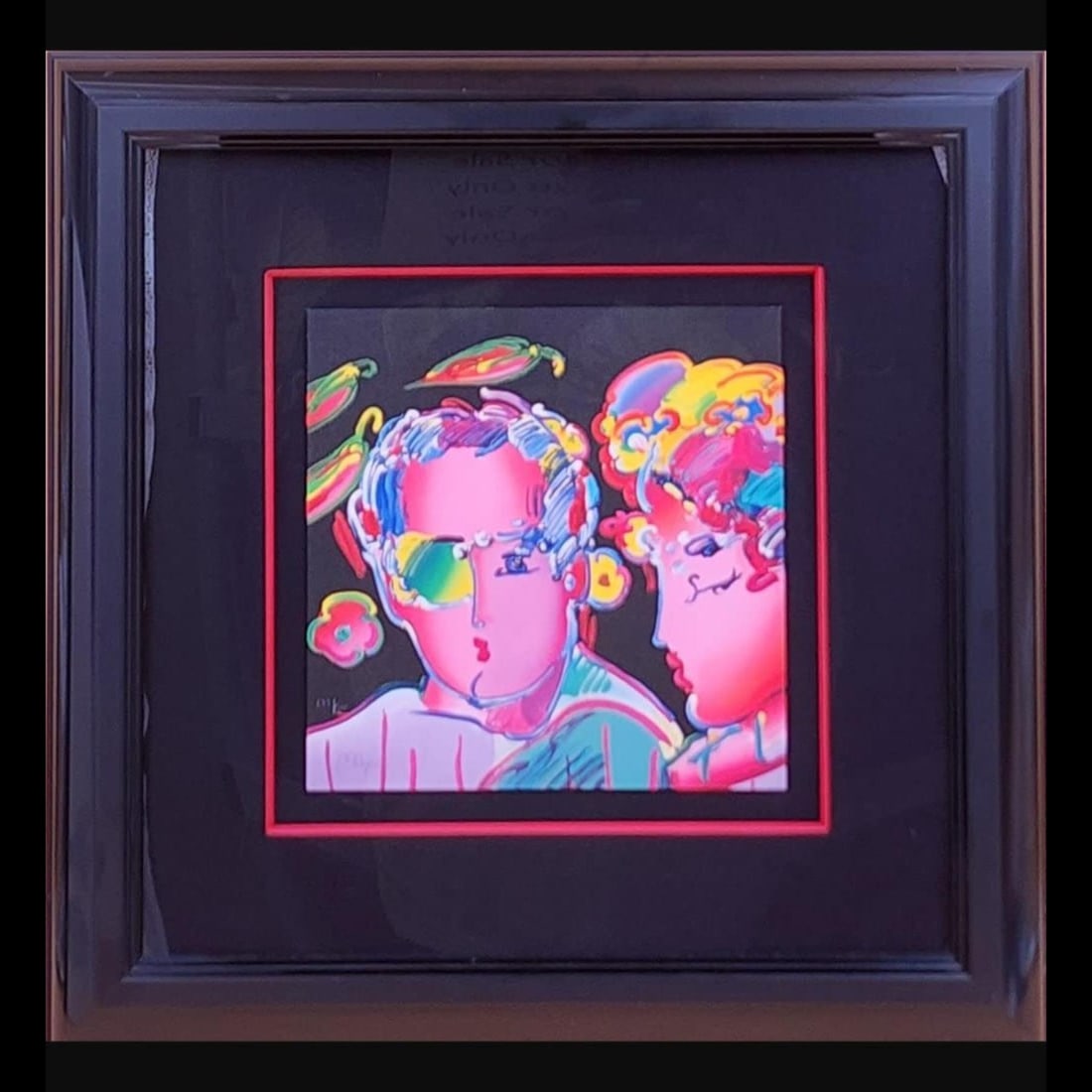 Peter Max Serigraph (American, b. 1937) Zero in Love, Pencil Signed And Numbered (1 of 5)