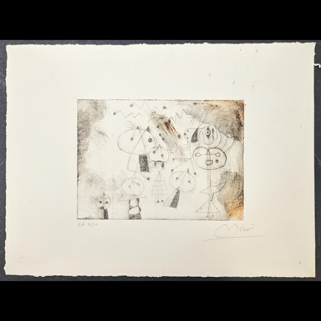 Limited Ed. 2/10 Pencil Signed (Spanish, 1893-1983) Etching And Aquatint (1 of 10)