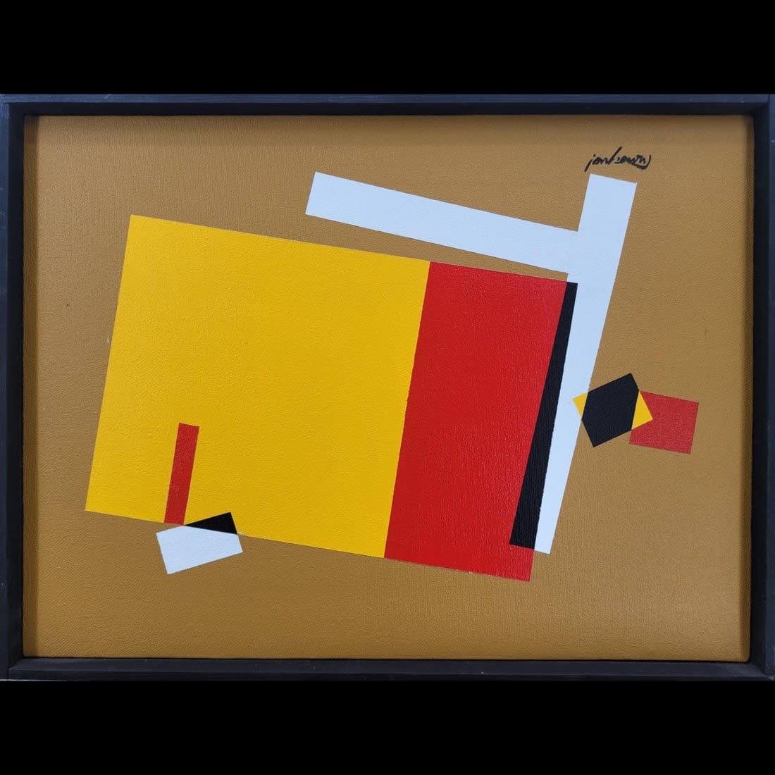 Jon Henry 1916-90 O/C Painting Titled "Prism Series #26" 1989 (1 of 8)
