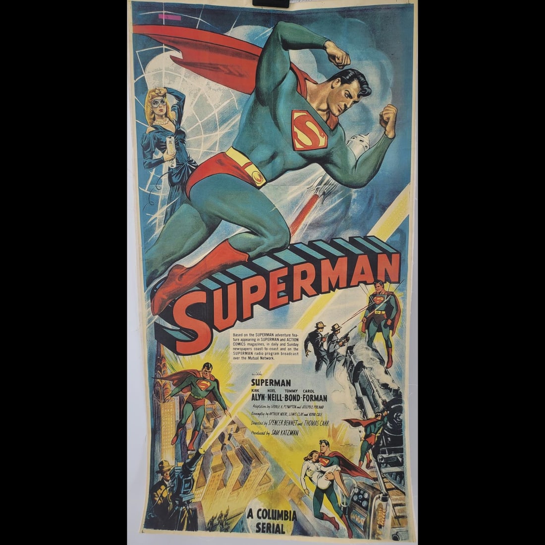 Canvas Backed Superman Poster (1 of 8)