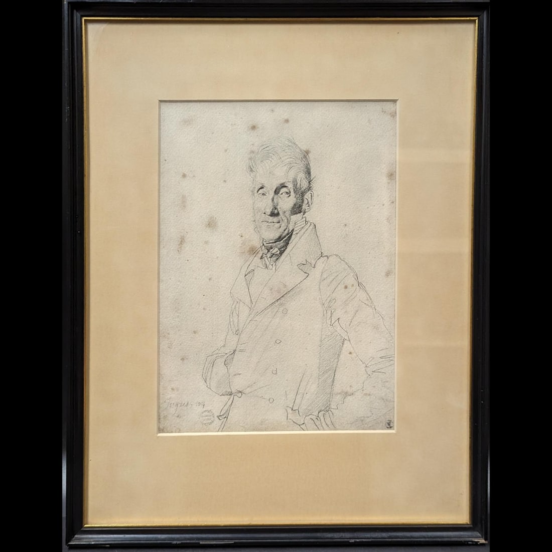 Jean Auguste Dominique Ingres (French, 1780-1867) Portrait Pencil And Ink (1 of 6)