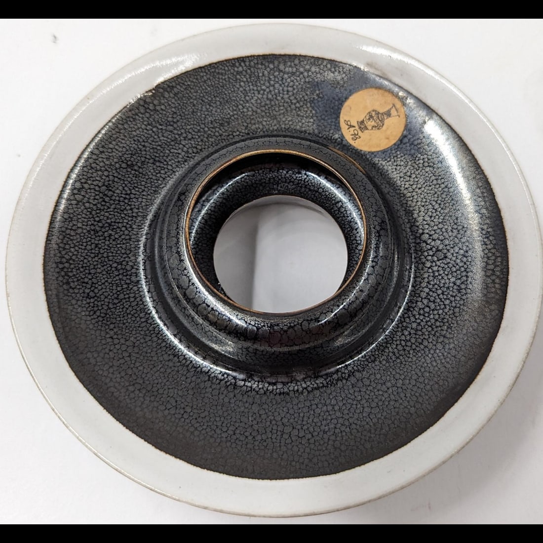 Chinese Jian Kiln Oil Drop Glazed Porcelain Tea Stand (1 of 10)