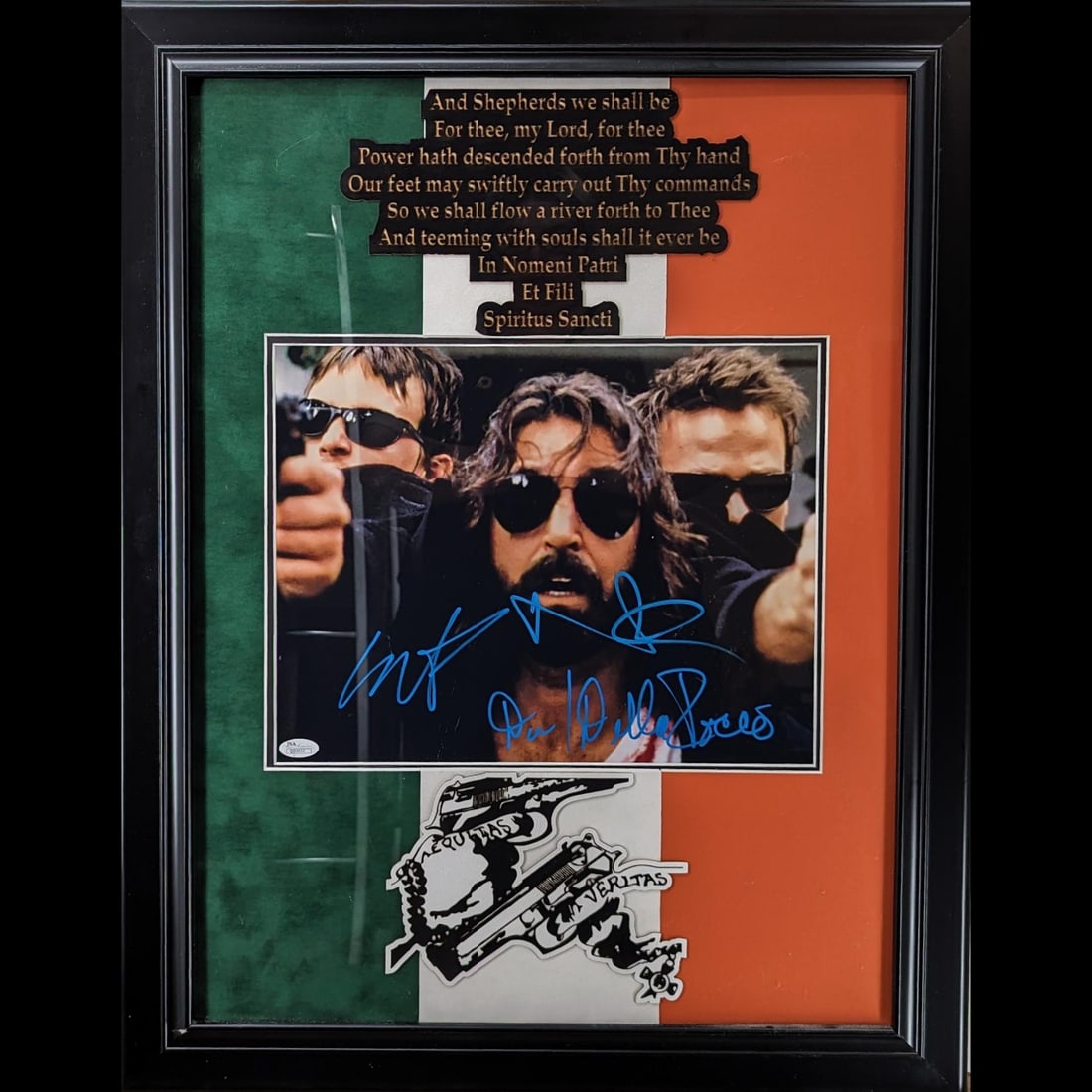 Custom Framed Cast Signed "The Boondock Saints" Movie Poster (1 of 7)