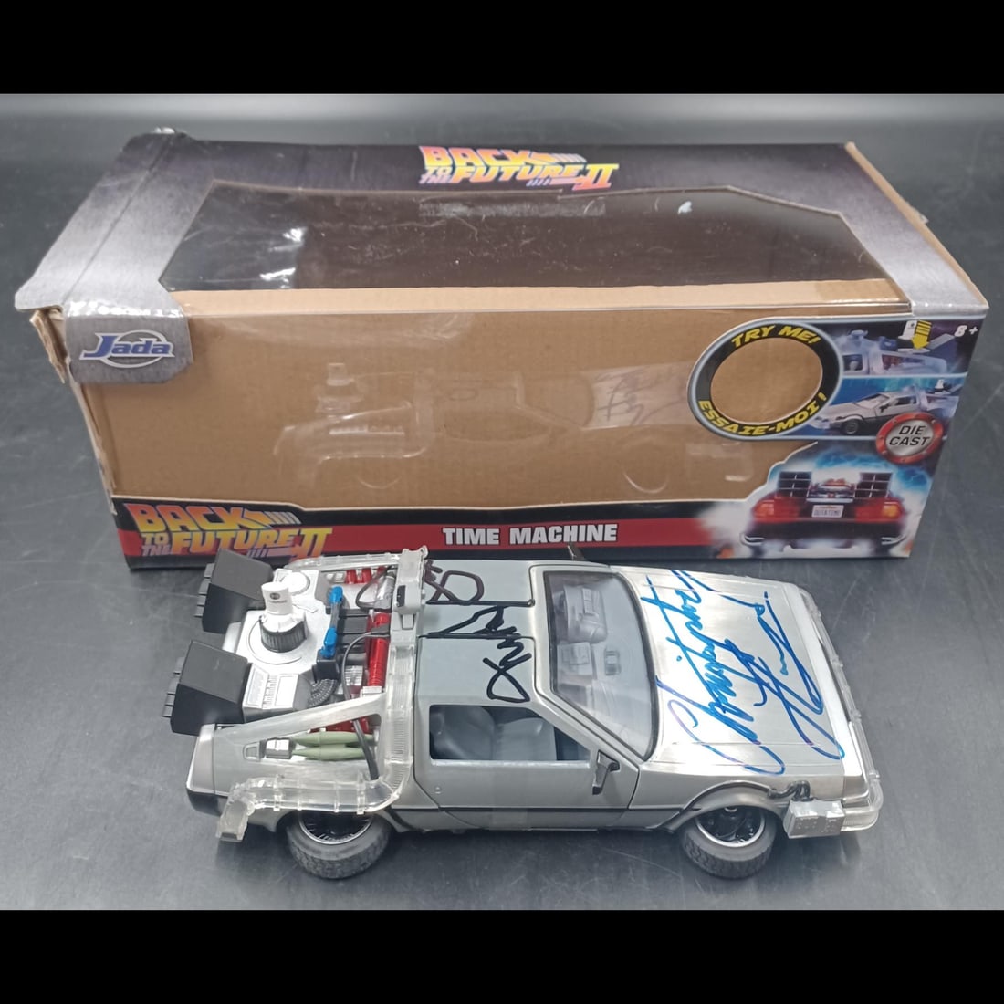 "Back To The Future Part II" Autographed Time Machine Signed By Michael J. Fox + Christopher Lloyd (1 of 13)