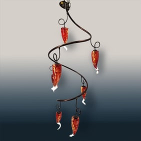 Frederich Raymond Spiral Chandelier