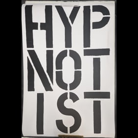 Christopher Wool Digital Print, "Hypnotist"