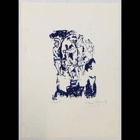 Hand Signed Limited Ed. 1/10 Marc Chagall Lithograph