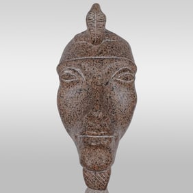 Stone Carved Egyptian Bust
