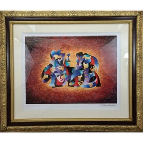 Anatole Krasnyansky (Ukrainian, 1930–2023) 2009 Officers Celebration #7 w/ COA