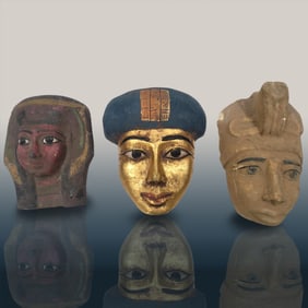 Lot Of 3 Egyptian Relief Sculptures