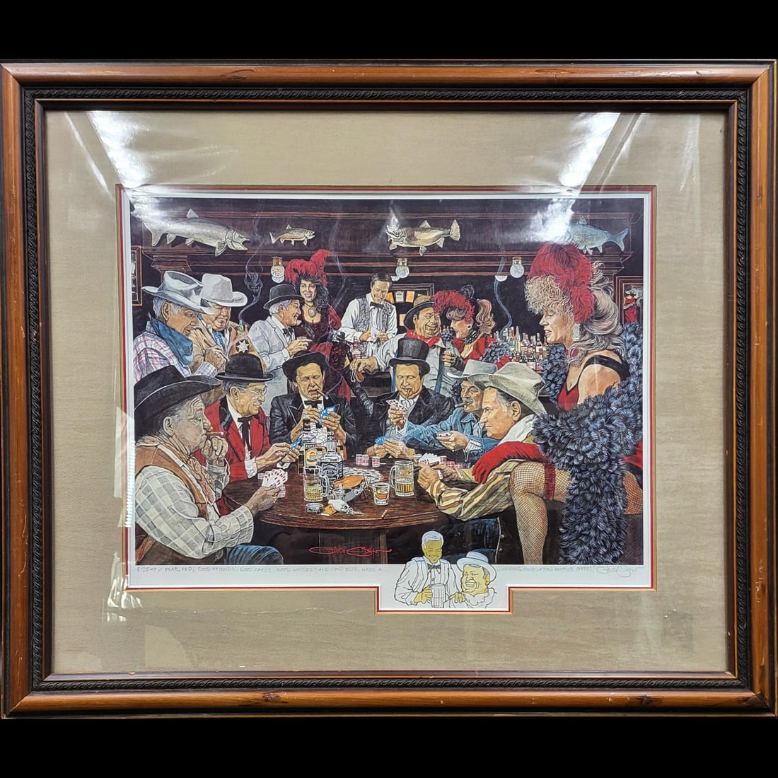 Steven Saylor Pencil Signed Artist Proof 5/25, "One Night At The Little Waldorf" (1 of 13)