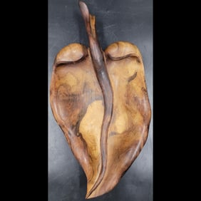 Dan Karner Burl Wood Carved Bowl