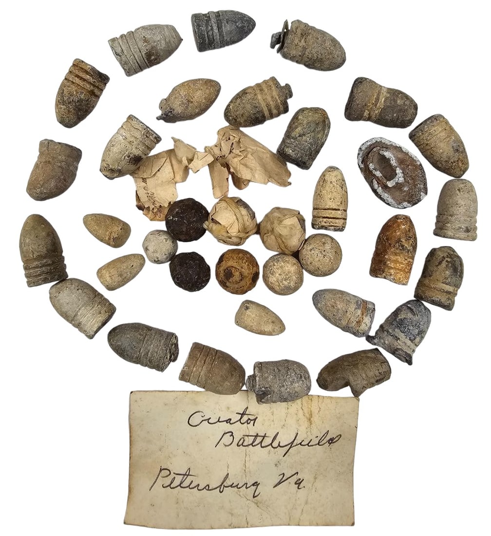 A Lot Of Civil War And Revolutionary War Musket Balls And Minie Bullet Imapct & Collision (SEE PICS) (1 of 20)