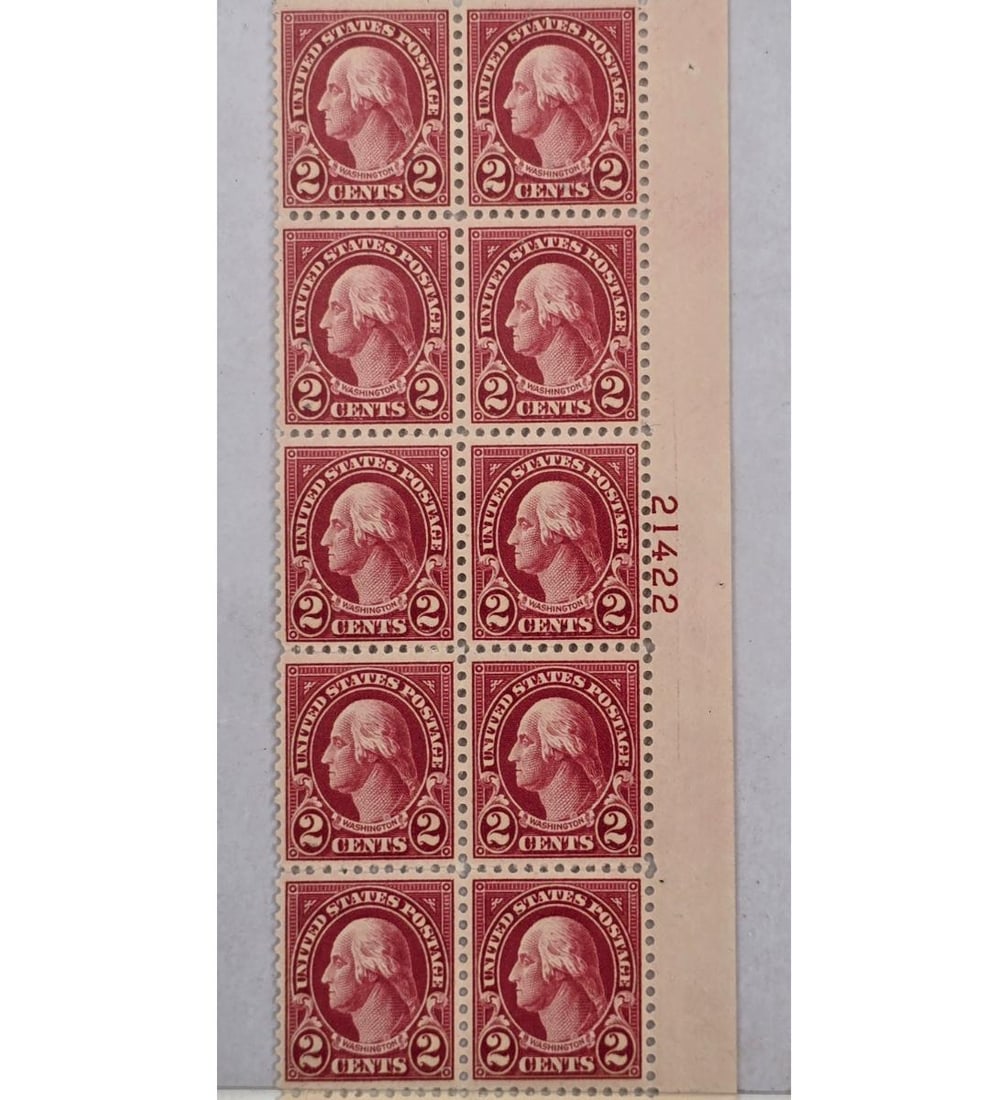 Grouping Of 10 Antique U.S Stamps Washington 1925-28 Unused PLEASE SEE PHOTOS (1 of 8)