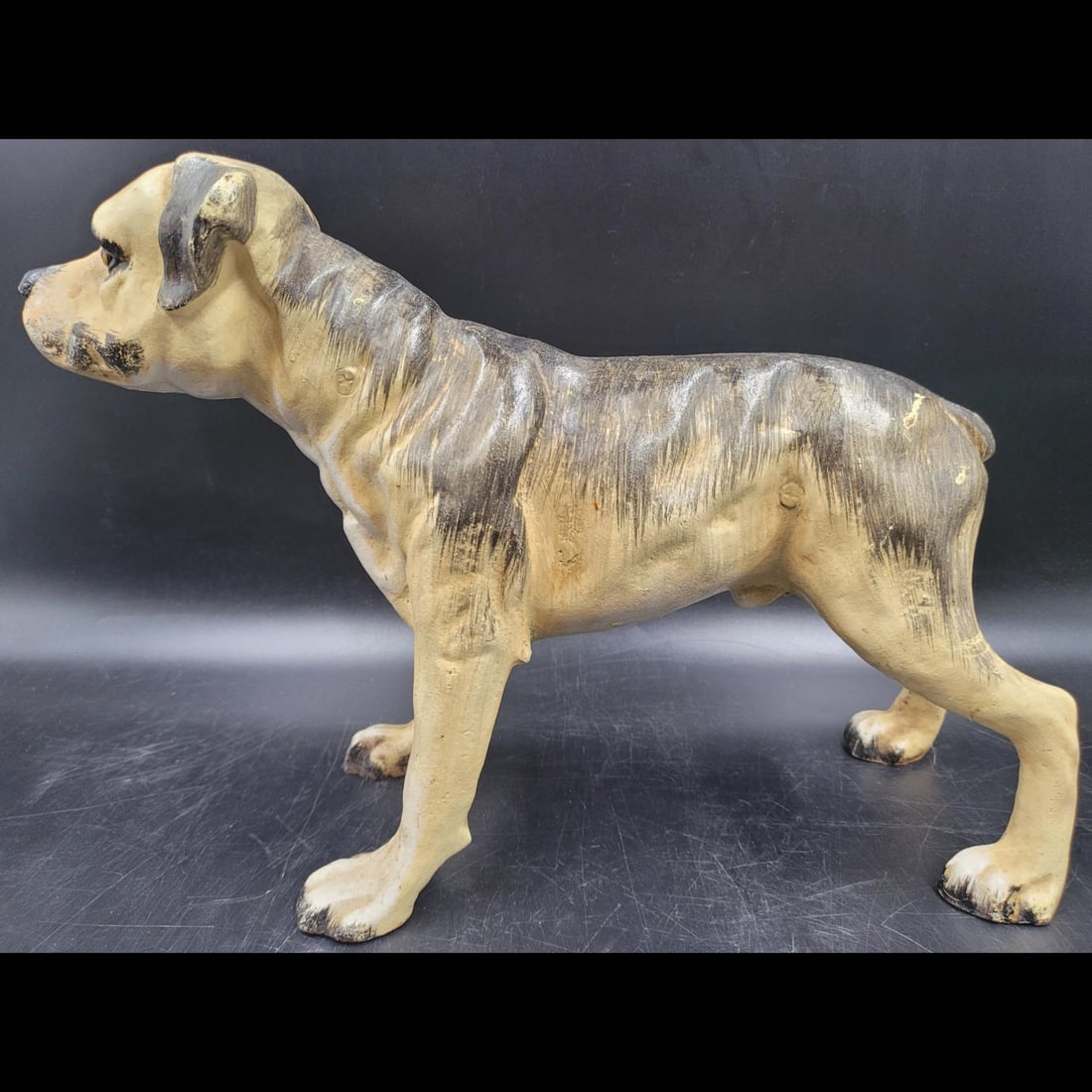 Large Vintage Dog Cast Iron Doorstop (1 of 10)