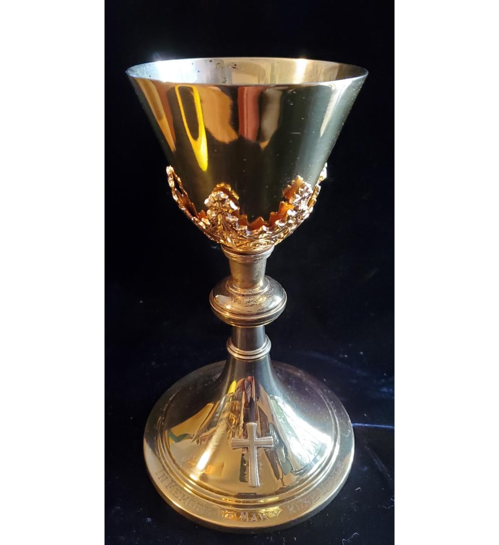 A Very Nice Sterling Cup Gothic Chalice Circa 1950 (1 of 5)