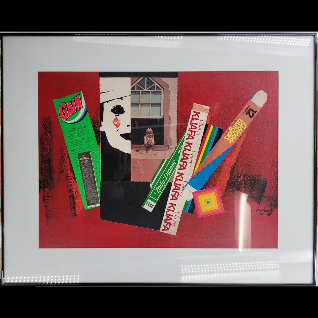 Jon Henry (American, 1916-1990) Original Mixed Media Painting, "Lady Dianne" 1982 (1 of 8)