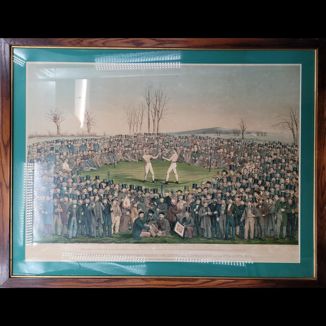 Framed Heenan And Sayers At Farnborough Lithograph (1 of 8)