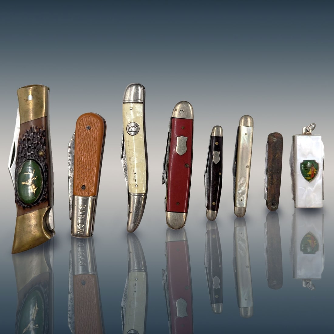 Lot Of 8 Vintage Mixed American Pocket Knives, NO RESERVE (1 of 20)