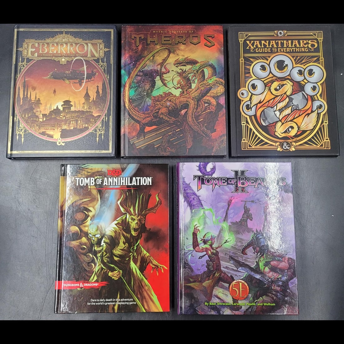 Lot Of 5 Dungeons And Dragons D&D 5e Books (1 of 13)