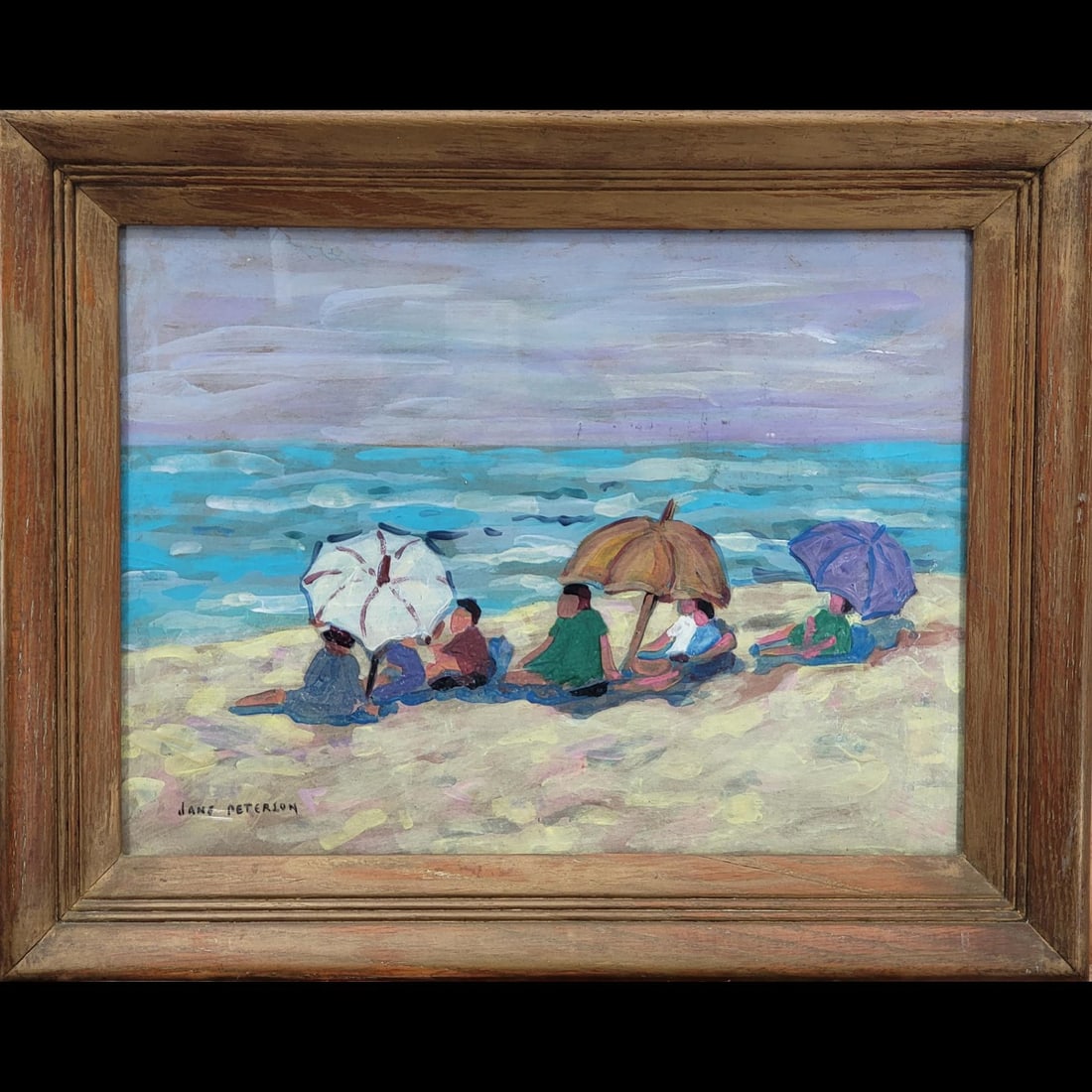Jane Peterson (American, 1876-1965) Original Signed Impressionist Painting: Jane Peterson (American, 1876-1965) Original Signed Impressionist Painting. Gouache. Signed bottom left. Measures approximately 19-3/4" x 15-3/4" framed, 15" x 12-1/2" sight. Please copy and