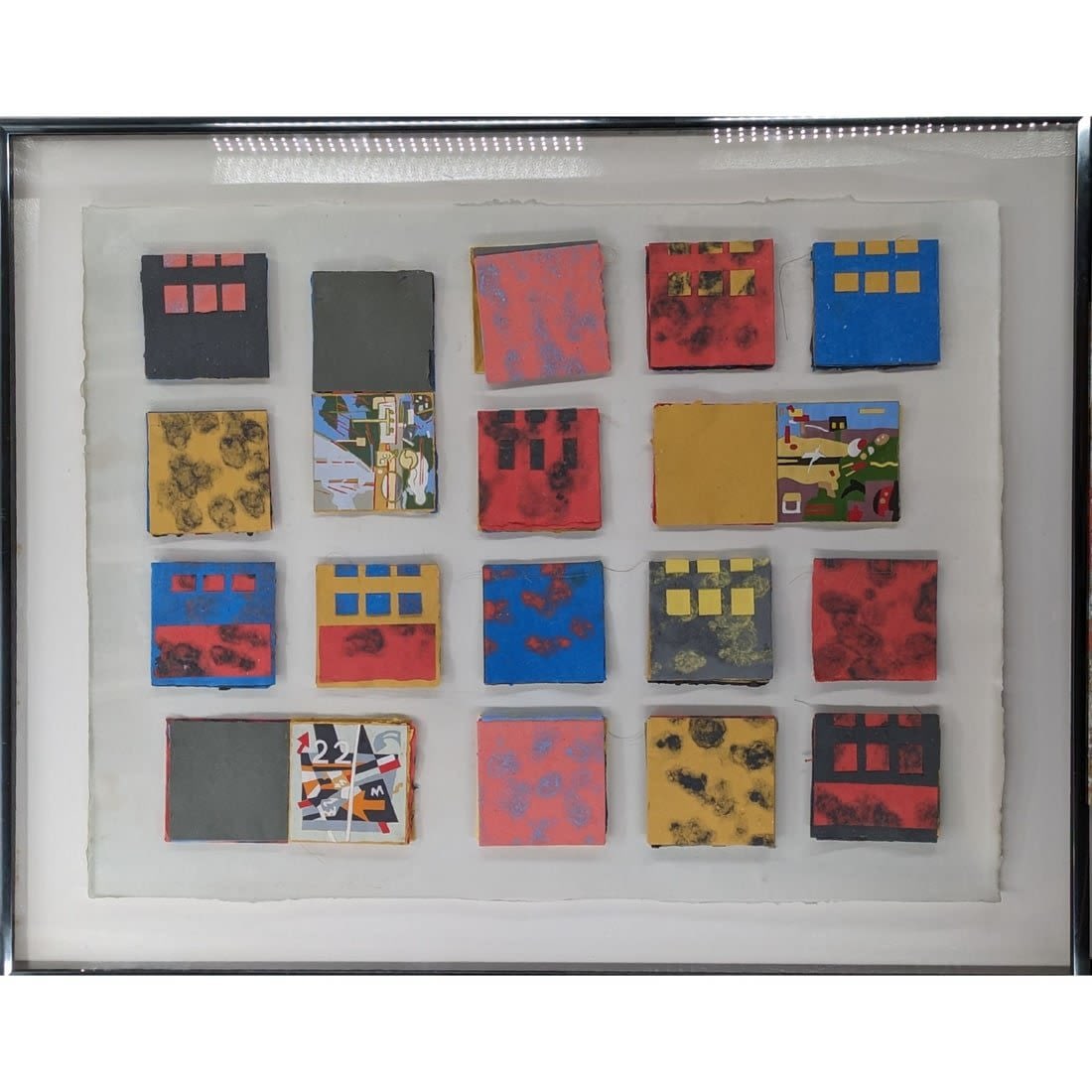 New York / Florida Artist Bruce Gregory 1917-2002 Abstract Collage Signed Estate Fresh (1 of 10)