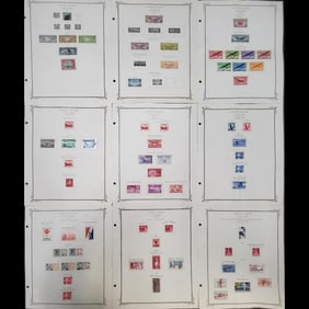 Scotts American Stamps Album United States 1918-1967 Air Mail, 68-Count 9 Pages