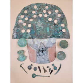 A Grouping Of Pre Colombian Or Ancient Bronze / Copper Relics & Fragments