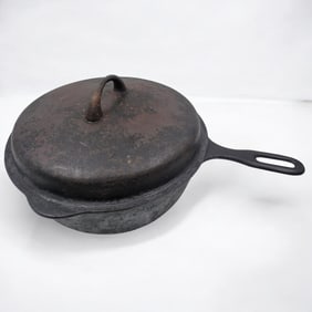 Griswold Iron Mountain No. 8 Chicken Pan Cast Iron 1034