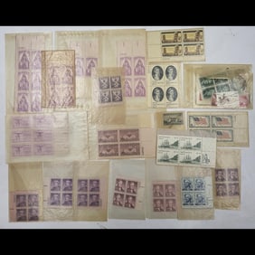 Lot Of Assorted United States Vintage Unused Postal Stamps