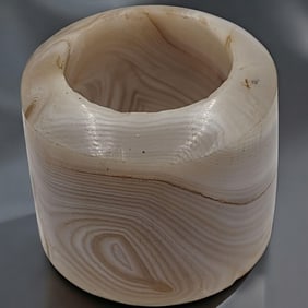 A Fine Carved Chinese Agate Archer's Ring