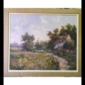 Colin Maxwell Parsons (1936) Oil On Canvas Landscape Painting, Signed Lower Right
