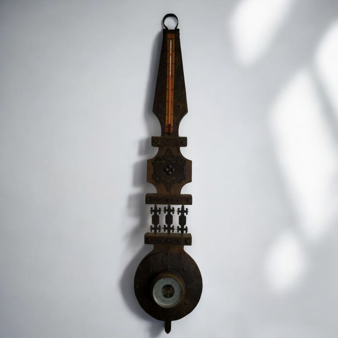 An Antique Arts & Crafts Mission Style Barometer, 19th Century (1 of 1)