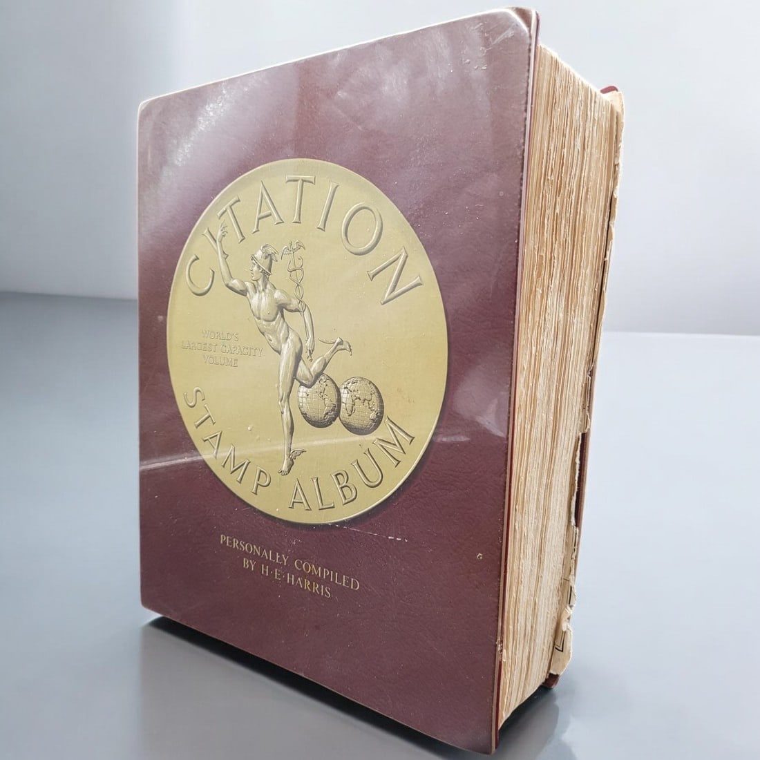 Citation Stamp Album Filled With World Stamps (1 of 9)