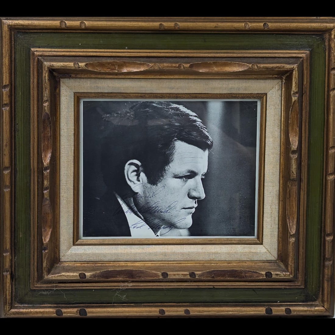 Former US Senator Ted Kennedy (1932-2009) Signed Photographic Print (1 of 4)