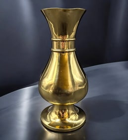 19th Century Jones & Willis Gilt Brass Vase